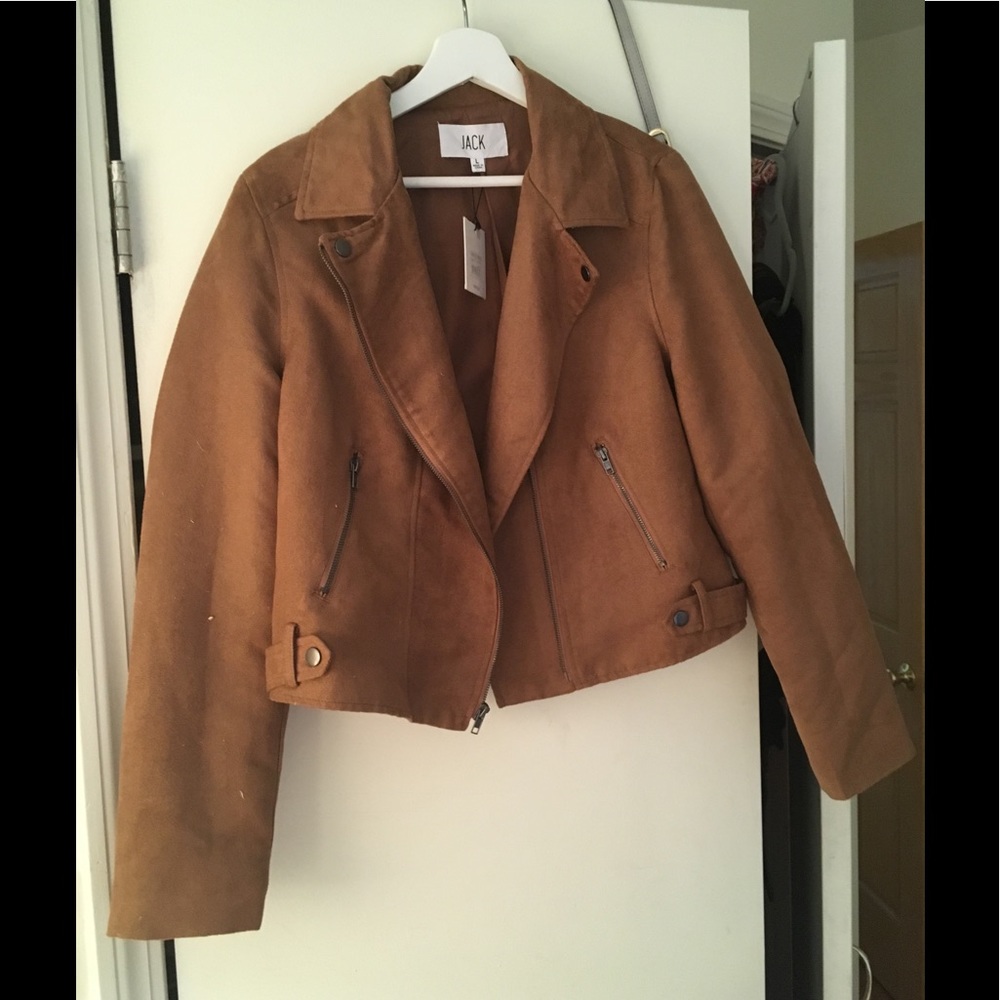 Tan suede jacket
